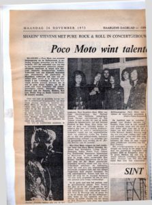 Haarlems Dagblad Poco Moto Winnaars talentenjacht Haarlem 1973